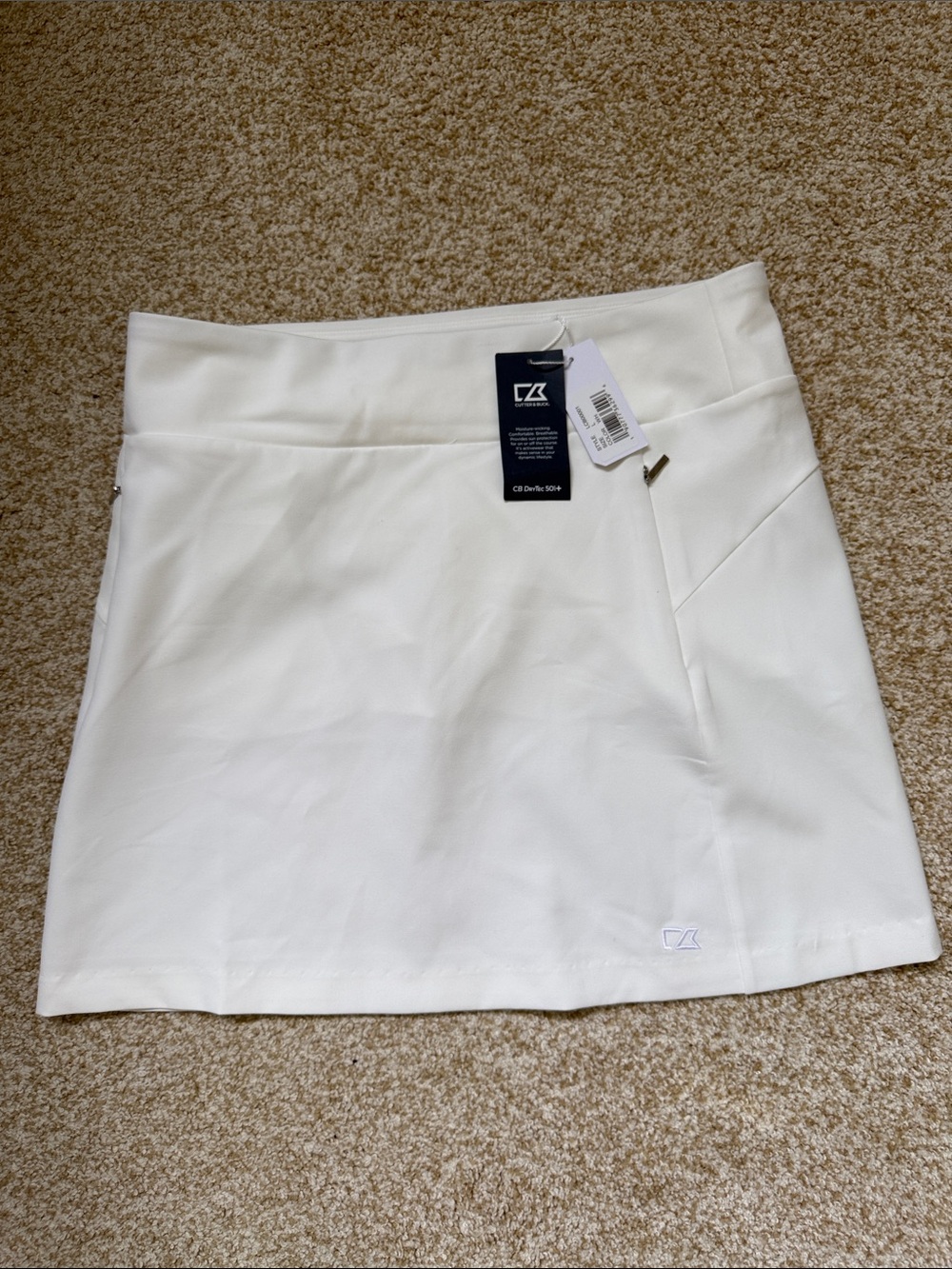 NWT Cutter & Buck women’s pacific drytek 50+ UPF pull on skort